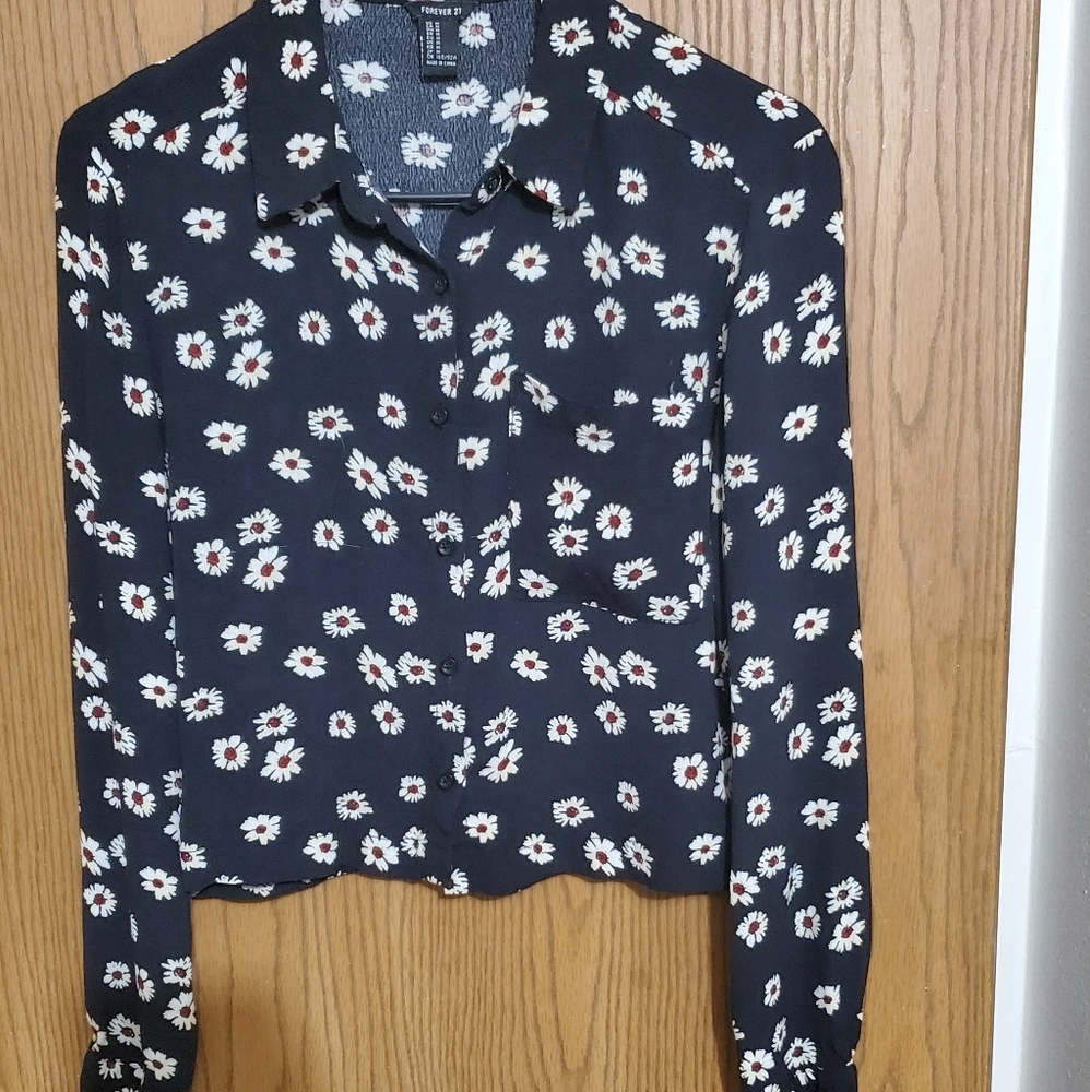 Floral Forever 21 top
